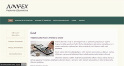 Desktop Screenshot of junipex.sk