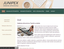 Tablet Screenshot of junipex.sk
